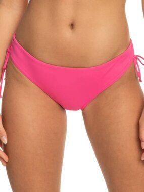 ROXY Beach Classics Hipster Lace Bikini Swim Bottom Medium M Shocking Pink NWT